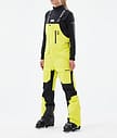 Montec Fawk W Lasketteluhousut Naiset Bright Yellow/Black