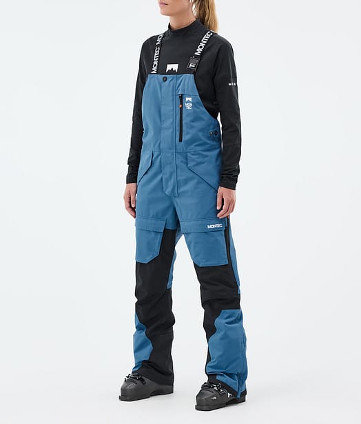 Montec Fawk W Lasketteluhousut Naiset Blue Steel/Black