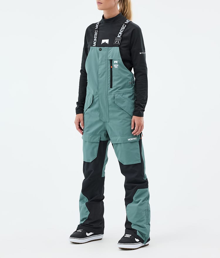 Montec Fawk W Lumilautailuhousut Naiset Atlantic/Black, Kuva 1 / 7