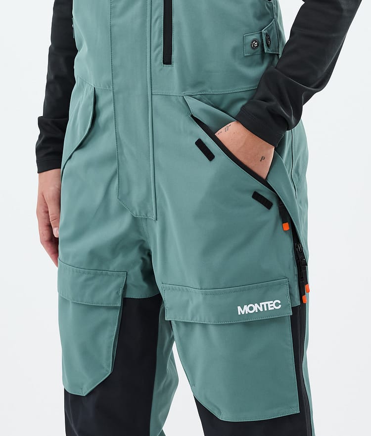 Montec Fawk W Lasketteluhousut Naiset Atlantic/Black, Kuva 5 / 7