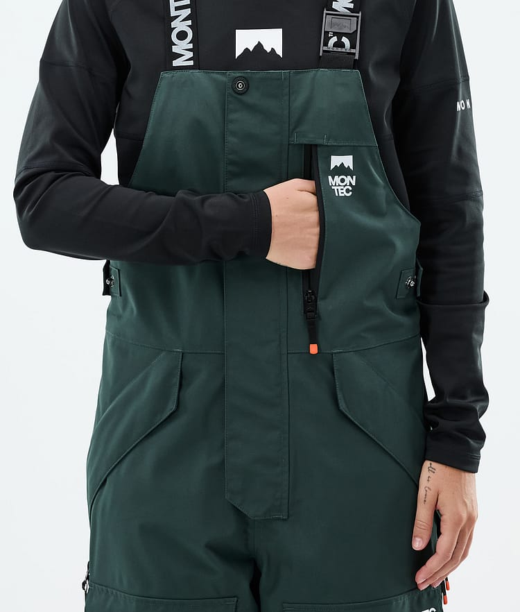 Montec Fawk W Lasketteluhousut Naiset Dark Atlantic/Black, Kuva 6 / 7