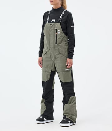 Montec Fawk W Lumilautailuhousut Naiset Greenish/Black
