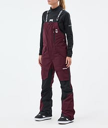 Montec Fawk W Lumilautailuhousut Naiset Burgundy/Black