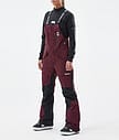 Montec Fawk W Lumilautailuhousut Naiset Burgundy/Black