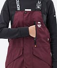 Montec Fawk W Lumilautailuhousut Naiset Burgundy/Black, Kuva 6 / 7