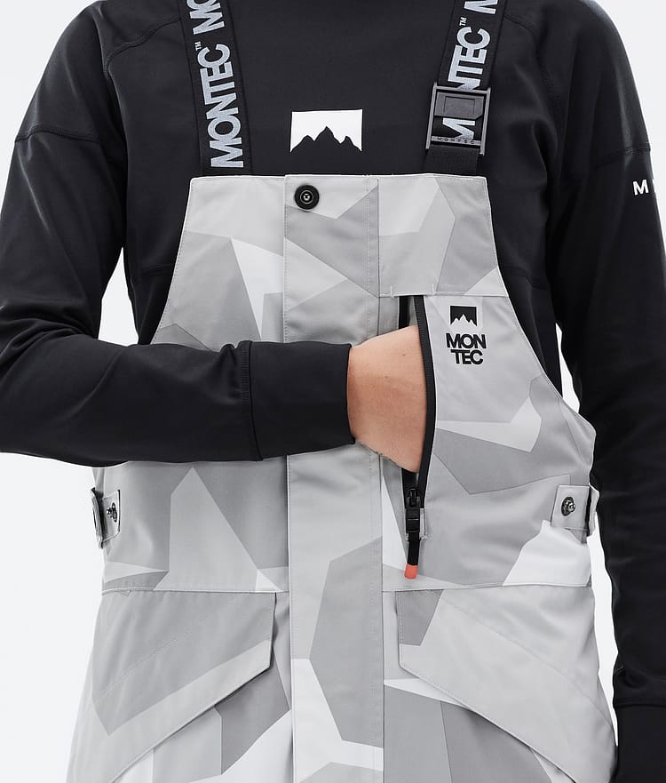 Montec Fawk W Lasketteluhousut Naiset Snow Camo, Kuva 5 / 6