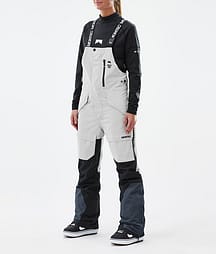 Montec Fawk W Lumilautailuhousut Naiset Light Grey/Black/Metal Blue