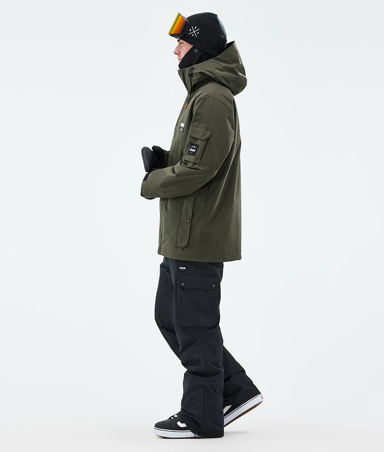 Dope Adept Lumilautailutakki Miehet Olive Green Renewed, Kuva 4 / 9
