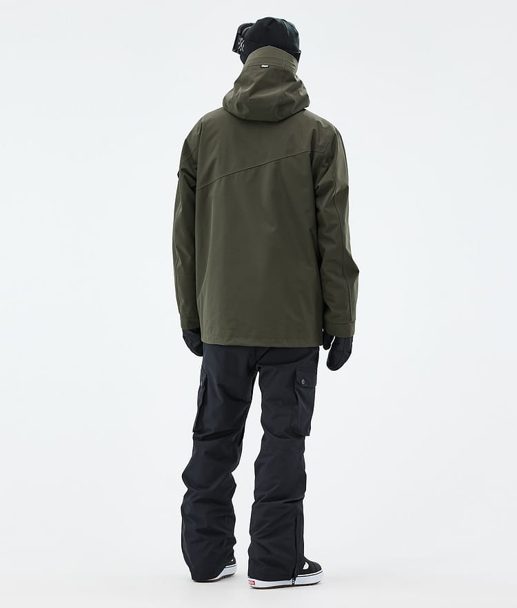Dope Adept Lumilautailutakki Miehet Olive Green Renewed, Kuva 5 / 9
