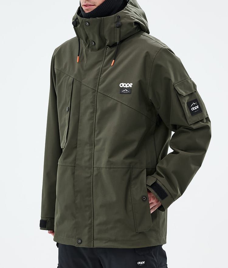 Dope Adept Lumilautailutakki Miehet Olive Green Renewed, Kuva 8 / 9