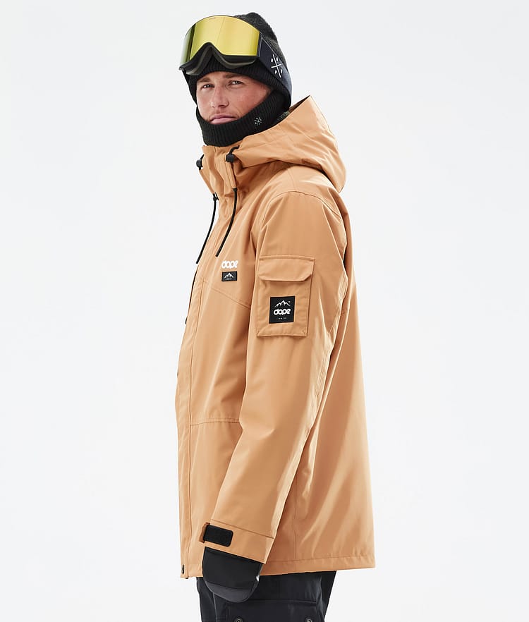 Dope Adept Laskettelutakki Miehet Khaki Yellow