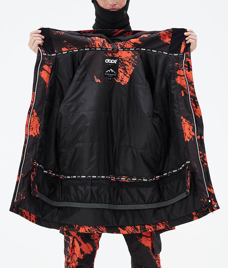 Dope Adept Laskettelutakki Miehet Paint Orange, Kuva 10 / 10