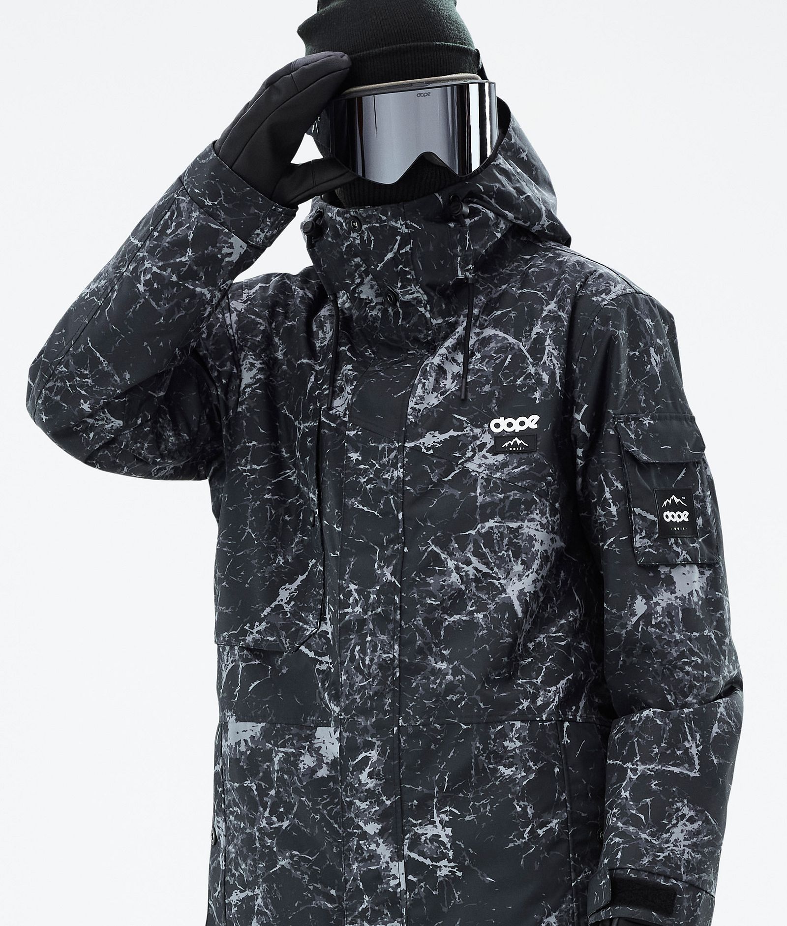Dope Adept Lumilautailutakki Miehet Rock Black, Kuva 2 / 10