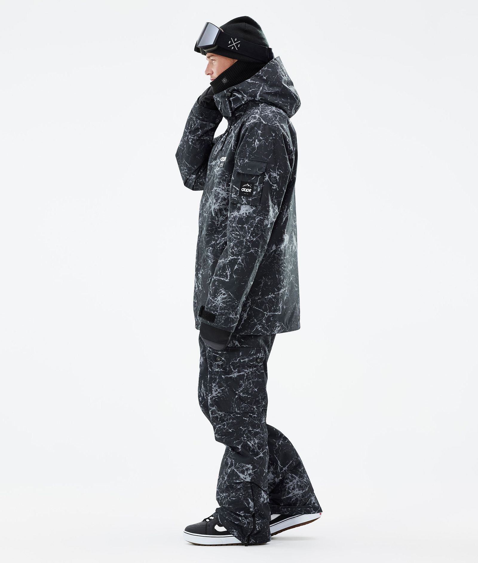 Dope Adept Lumilautailutakki Miehet Rock Black, Kuva 4 / 10