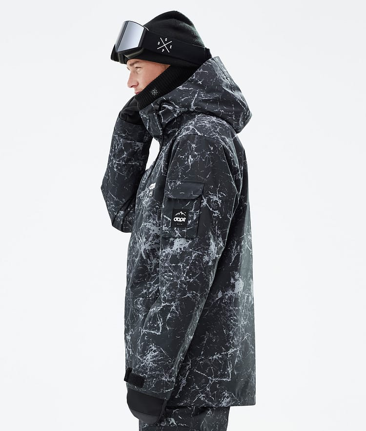 Dope Adept Lumilautailutakki Miehet Rock Black, Kuva 6 / 10