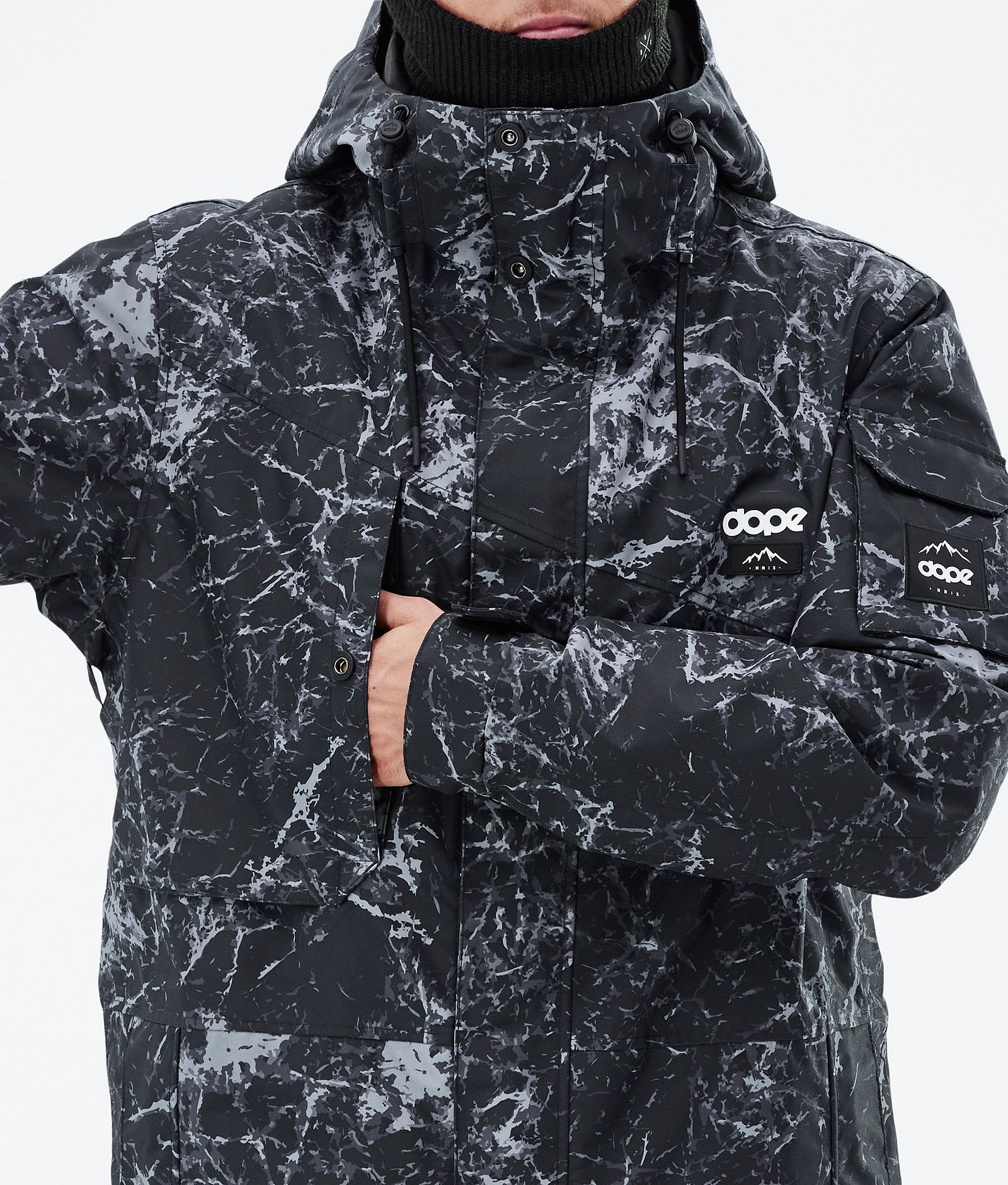 Dope Adept Lumilautailutakki Miehet Rock Black, Kuva 9 / 10