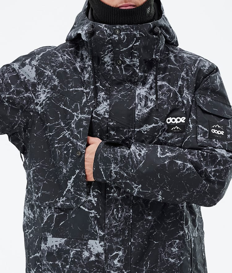 Dope Adept Lumilautailutakki Miehet Rock Black, Kuva 9 / 10