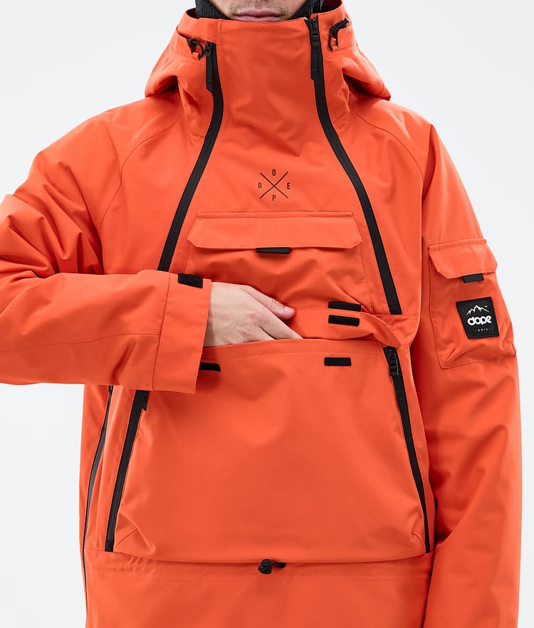 Dope Akin Lumilautailutakki Miehet Orange Renewed, Kuva 9 / 10