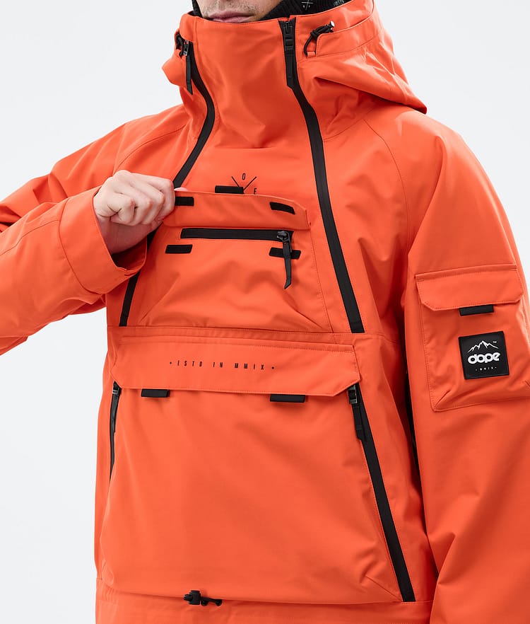 Dope Akin Lumilautailutakki Miehet Orange Renewed, Kuva 10 / 10