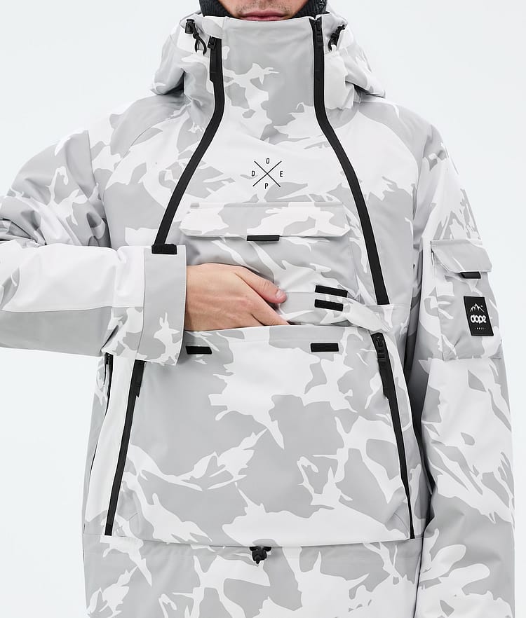 Dope Akin Lumilautailutakki Miehet Grey Camo Renewed, Kuva 9 / 10