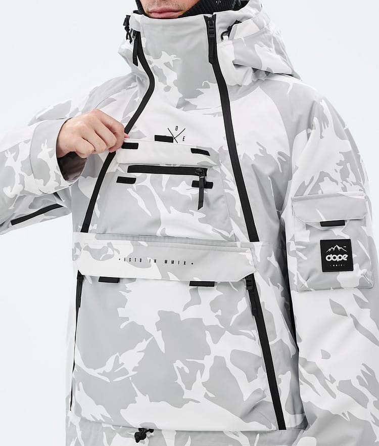 Dope Akin Lumilautailutakki Miehet Grey Camo Renewed, Kuva 10 / 10