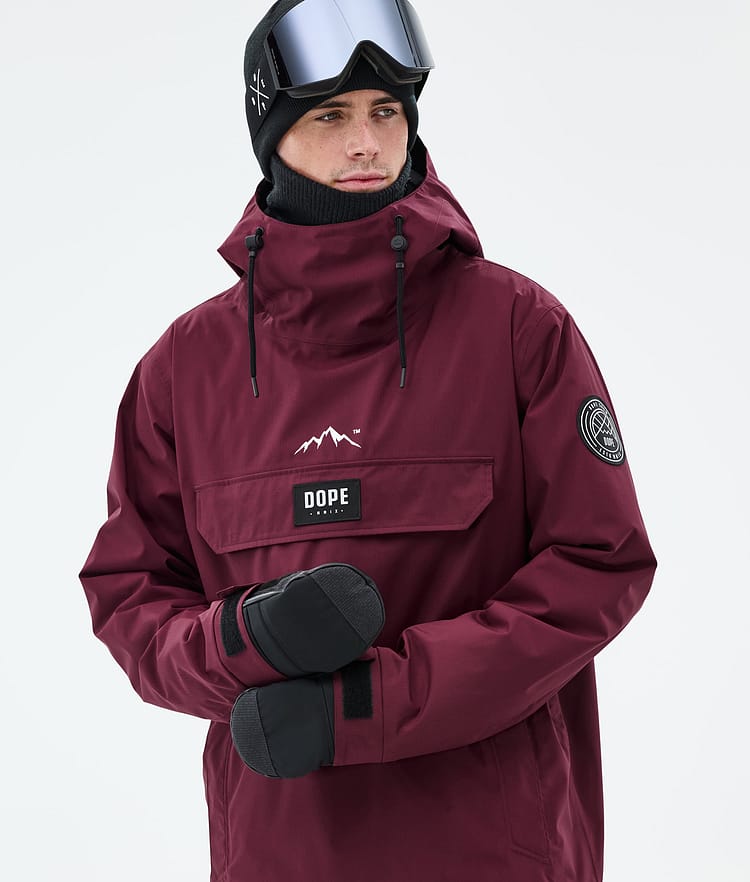 Dope Blizzard Lumilautailutakki Miehet Burgundy Renewed, Kuva 2 / 9