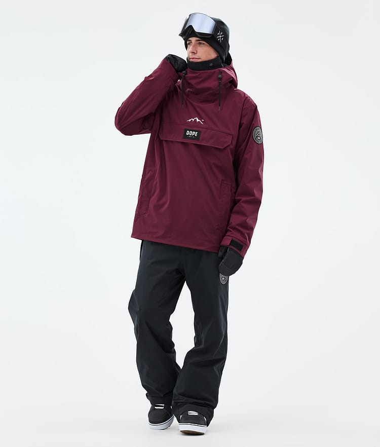 Dope Blizzard Lumilautailutakki Miehet Burgundy Renewed, Kuva 3 / 9