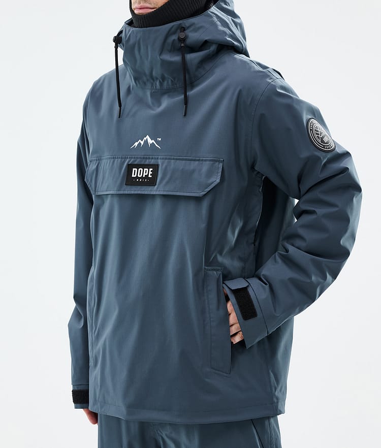 Dope Blizzard Lumilautailutakki Miehet Metal Blue, Kuva 7 / 8