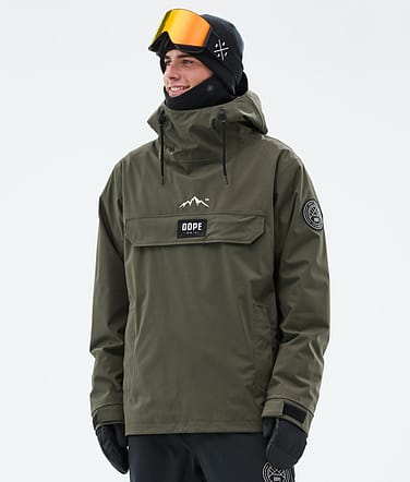 Dope Blizzard Lumilautailutakki Miehet Olive Green