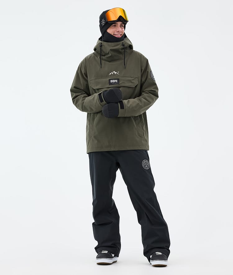 Dope Blizzard Lumilautailutakki Miehet Olive Green Renewed, Kuva 3 / 9