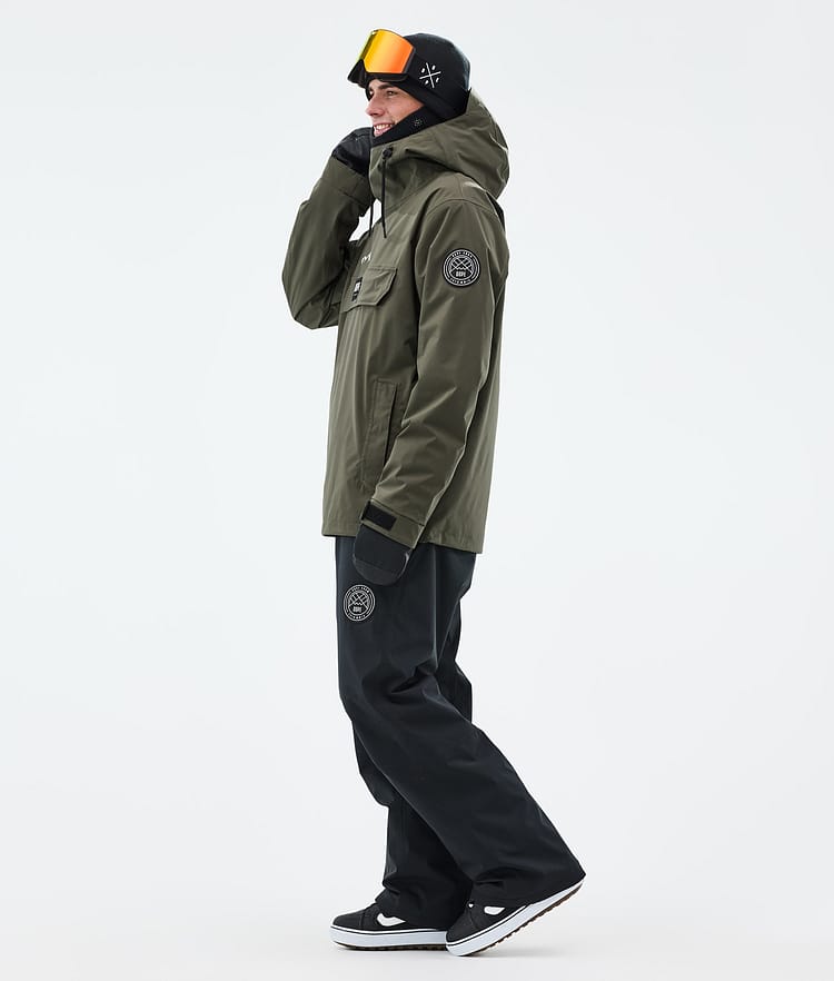 Dope Blizzard Lumilautailutakki Miehet Olive Green Renewed, Kuva 4 / 9