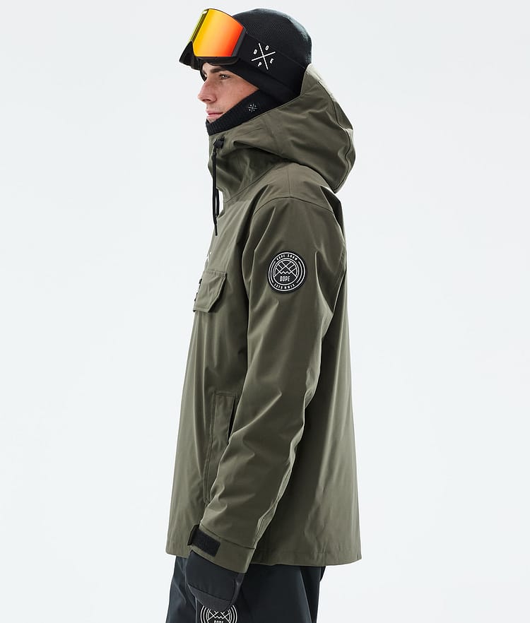 Dope Blizzard Lumilautailutakki Miehet Olive Green Renewed, Kuva 6 / 9