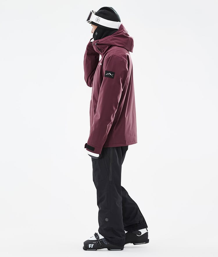 Dope Ranger Laskettelutakki Miehet Burgundy, Image 4 of 10