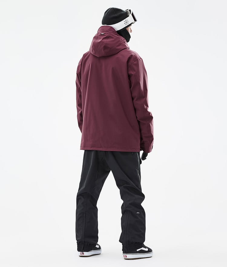 Dope Ranger Lumilautailutakki Miehet Burgundy, Image 5 of 10