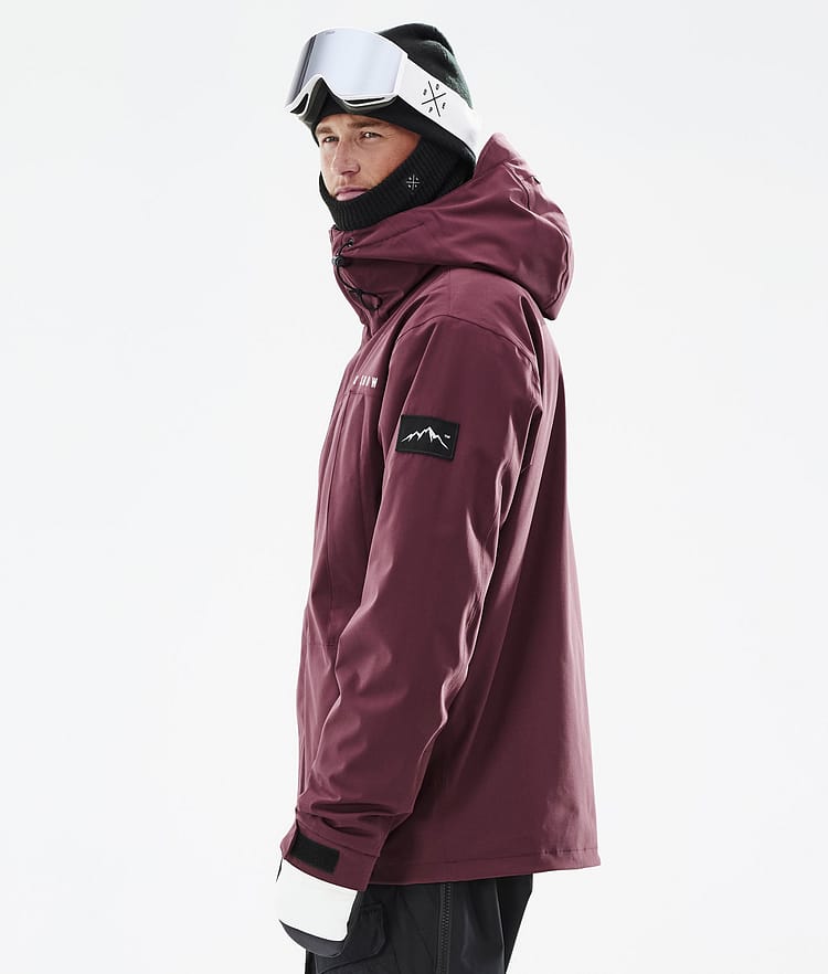 Dope Ranger Lumilautailutakki Miehet Burgundy, Image 6 of 10