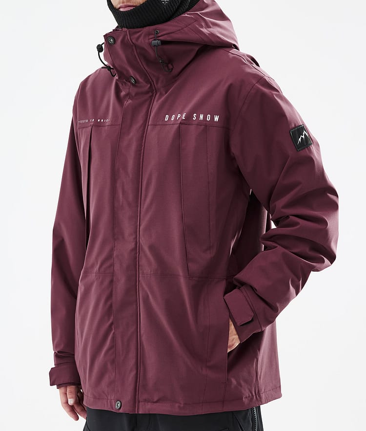 Dope Ranger Laskettelutakki Miehet Burgundy, Image 8 of 10