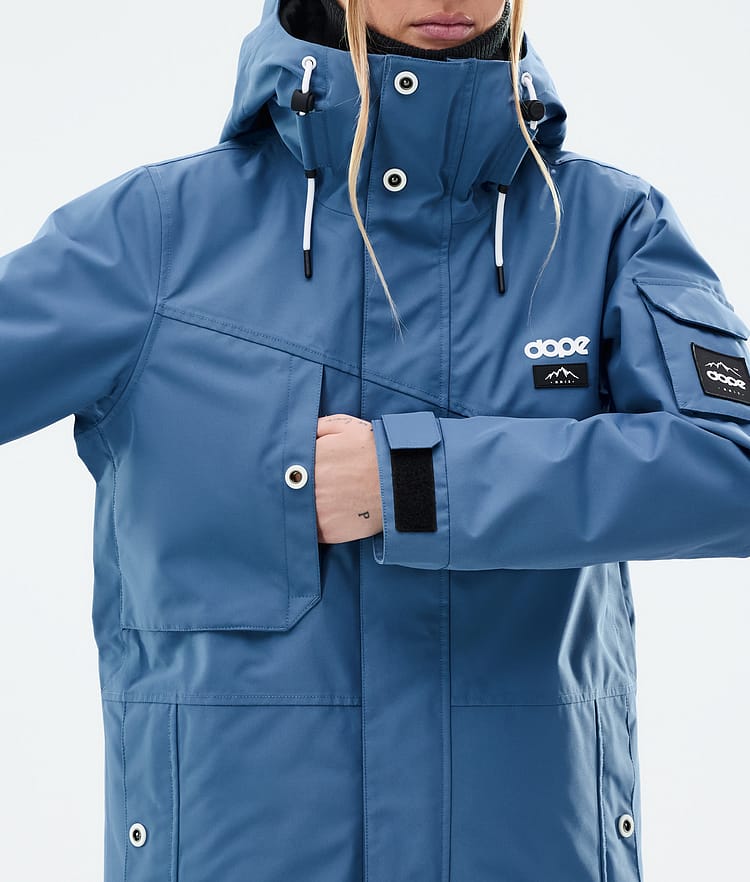 Dope Adept W Lumilautailutakki Naiset Blue Steel Renewed, Kuva 9 / 10