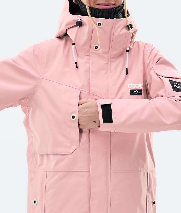 Dope Adept W Lumilautailutakki Naiset Soft Pink Renewed, Kuva 9 / 10