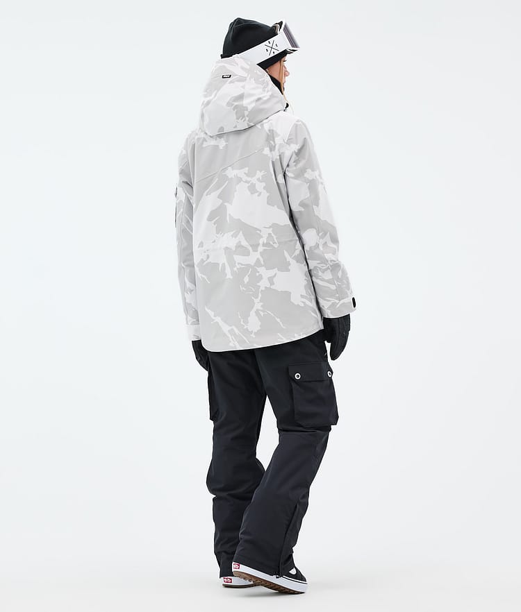 Dope Adept W Lumilautailutakki Naiset Grey Camo Renewed, Kuva 5 / 10