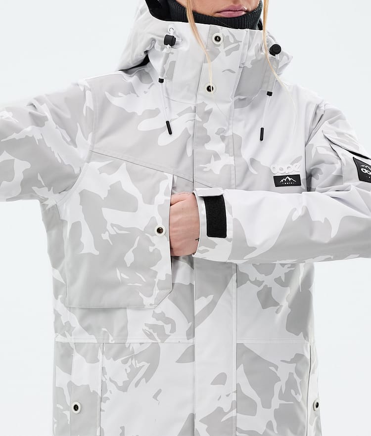 Dope Adept W Lumilautailutakki Naiset Grey Camo, Kuva 8 / 9