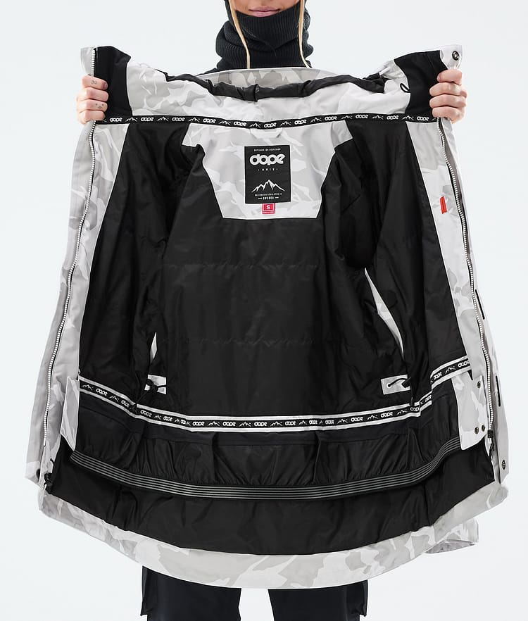 Dope Adept W Laskettelutakki Naiset Grey Camo, Kuva 9 / 9