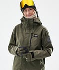 Dope Blizzard W Full Zip Laskettelutakki Naiset Olive Green, Kuva 2 / 10