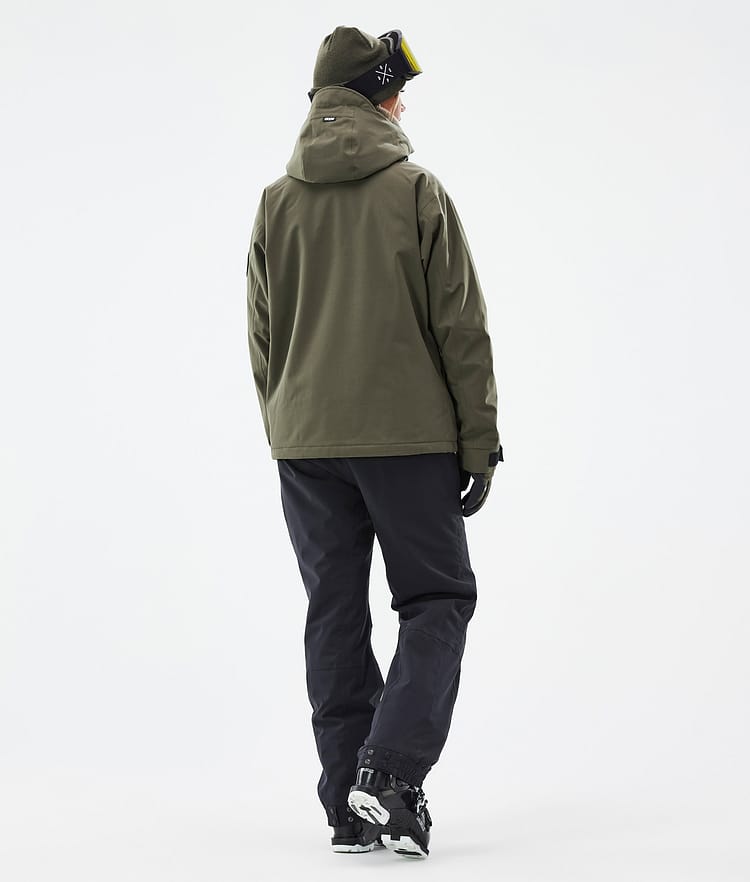 Dope Blizzard W Full Zip Laskettelutakki Naiset Olive Green, Kuva 5 / 10