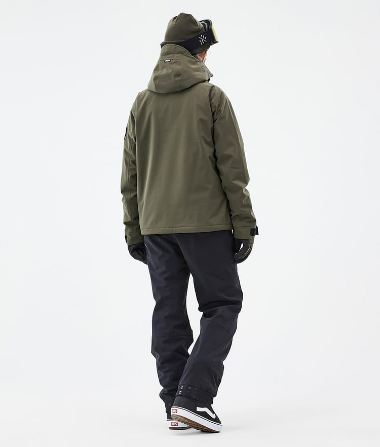 Dope Blizzard W Full Zip Lumilautailutakki Naiset Olive Green