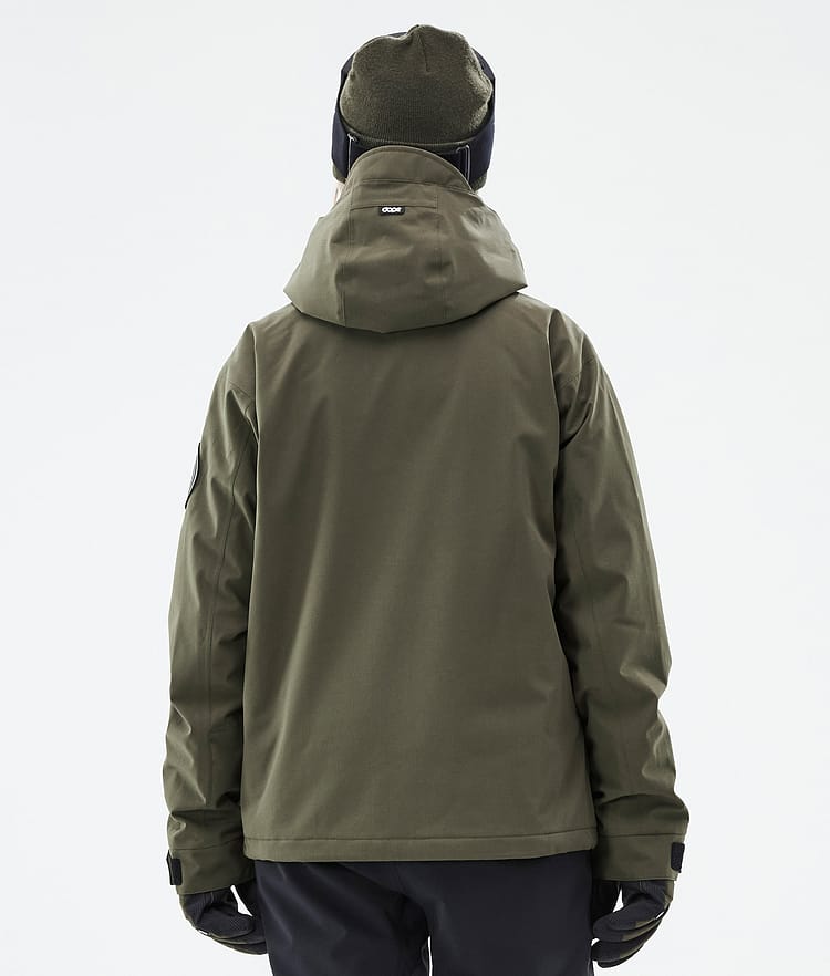 Dope Blizzard W Full Zip Laskettelutakki Naiset Olive Green, Kuva 7 / 10