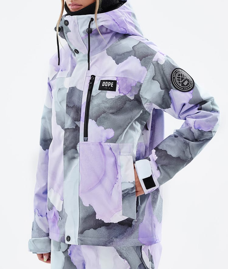 Dope Blizzard W Full Zip Lumilautailutakki Naiset Blot Violet