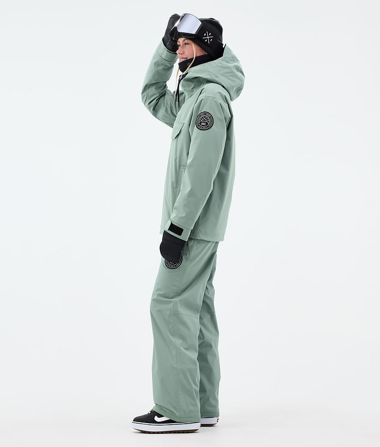 Dope Blizzard W Lumilautailutakki Naiset Faded Green, Kuva 3 / 8