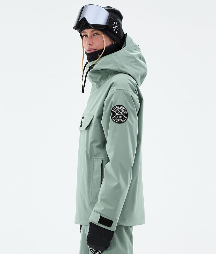 Dope Blizzard W Lumilautailutakki Naiset Faded Green Renewed, Kuva 6 / 9