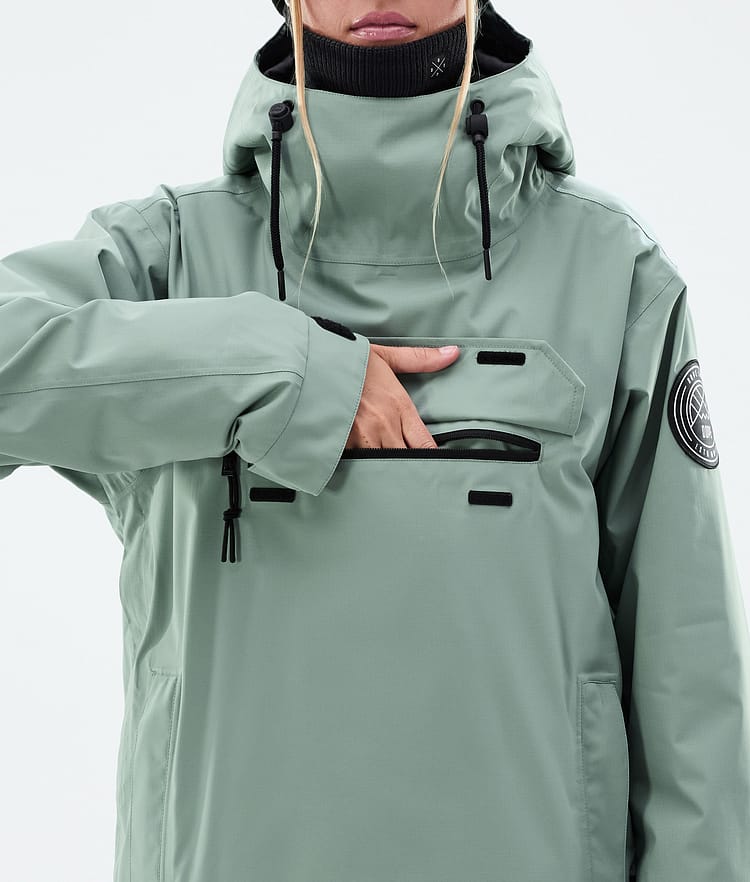Dope Blizzard W Lumilautailutakki Naiset Faded Green Renewed, Kuva 9 / 9