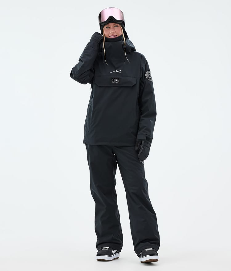 Dope Blizzard W Lumilautailutakki Naiset Black Renewed, Kuva 3 / 9